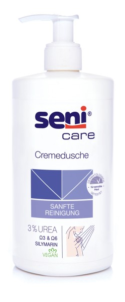 Seni Care Cremedusche mit 3% Urea, 500ml