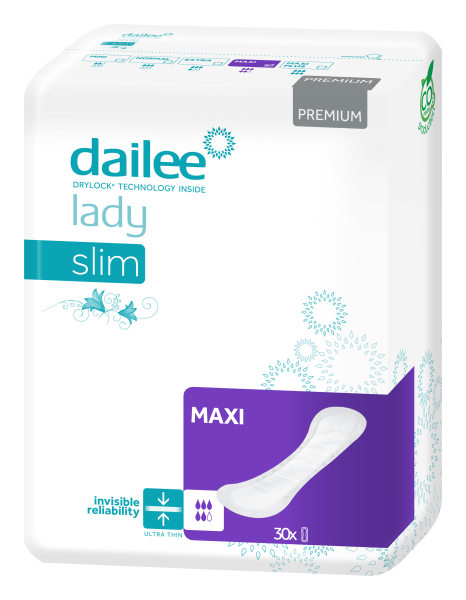 Dailee Lady Premium Slim Maxi, 28 Stück